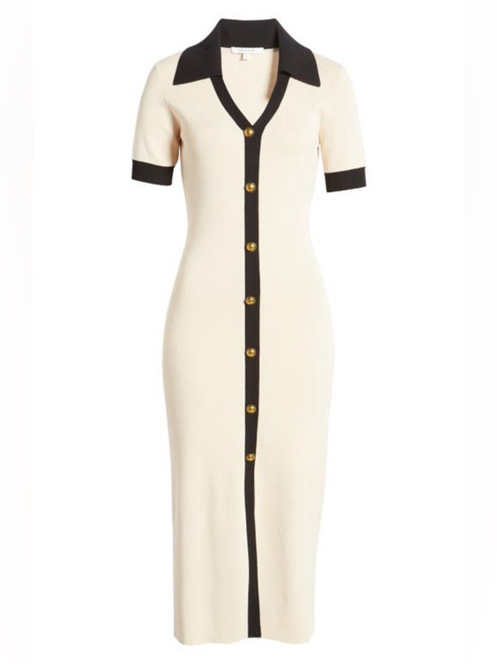 Zoe and Claire Cream Collared Button Front
Sweater Dress NWT - Picture 2 of 5